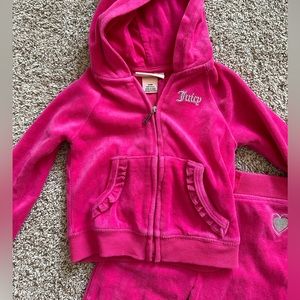 Juicy Couture pink tracksuit baby girl 18-24 mo